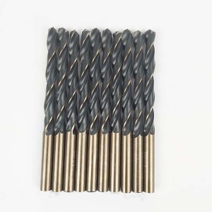 HSS-R 4341 Roll Forged Twist Drill Bit Black&Yellow For Metal Plastic