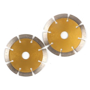 Hot Press Segment Diamond Saw Blade Dry Cutting Disc For Granite Marble Stone
