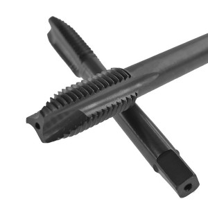 7PCS HSS Black Nitride Spiral Pointed Machine Taps M3 M4 M6 M8 M10 M12
