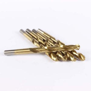 6542 HSS Pilot Point Twist Drill Bit Titanium Coated Fully Groud For Metal Alloy Drilling