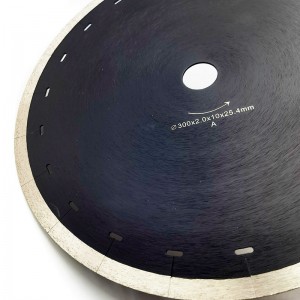 105-350mm Hot Pressed Diamond Saw Blade Wet Use For Marble Tile