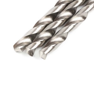 DIN338 HSS 4241 Roll Forged Straight Shank Bright Twist Drill Bit 8mm For Metal Wood Drilling