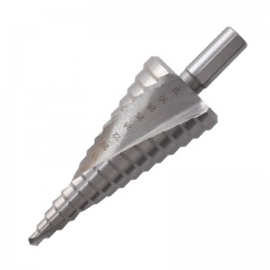 3 Flat Shank Bright Step Drill Bit Cutting Tools for Metal Drilling