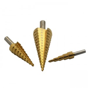 Triangle Shank Straight Flute Step Drill Bits 4-12 4-20 4-32mm For Metal Drilling