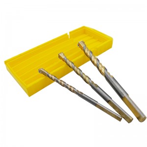 Multi-Purpose Masonry Drill Bit For Concrete Marble Tile Masonry Drilling With Tri-flat Shank