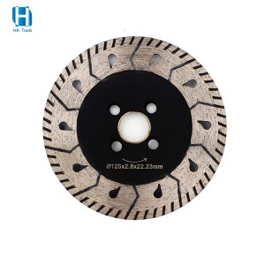 125/150mm Granite Turbo Diamond Saw Blade 2-in-1 Design M14 or 5/8″-11 For Marble Concrete