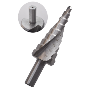 3 Flat Shank Bright Step Drill Bit Cutting Tools for Metal Drilling