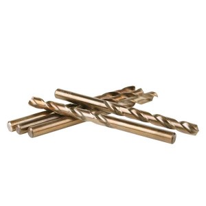 M35 5% Cobalt Containing HSS Straight Shank Drill Bit  For Stainless Steel
