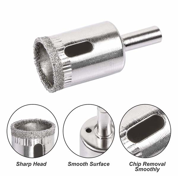 Diamond Tipped Hole Saw Cutter Glass Drill Bit 6-100mm For Tile Ceramic