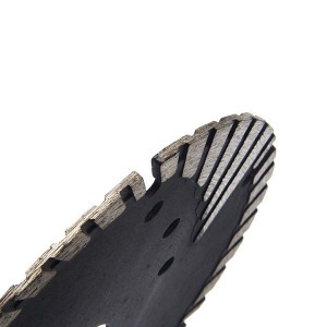 115mm Sintered Turbo Diamond Saw Blade With Protective Teeth For Marble Cutting