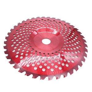 255X25.4X40T Carbide Tipped Circular TCT Saw Blade For Grass Cutting