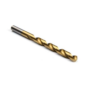 19PCS HSS Twist Drill Bit Set 1.0-10mm Titanium Coated For Sheet Metal Plastic