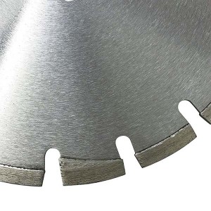 350mm Laser Welded Diamond Saw Blade Deep-Drop Segemente For Asphalt Concrete