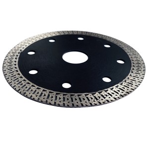 105*10*20*1.2mm Hot Press K-Turbo Diamond Saw Blade For Porcelain Marble Cutting