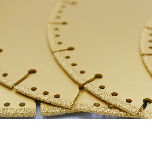 12″ Vacuum Brazed Diamond Saw Blade For Cutting Cast Iron Marble Metal Stainless Steel