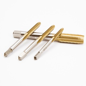 DIN371 DIN376 Straight Flute HSS Titanium Machine Taps Screw Tap for Creating Screw Thread