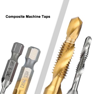 Combination Drill Tap Set 12pcs HSS Metric & Inch With Carry Case For Lathe Machine Tapping Threads