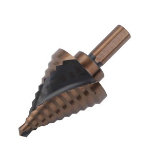 1/4″-1-3/8″ HSS Spiral Flute Step Drill Bit For Wood Metal Copper Drilling