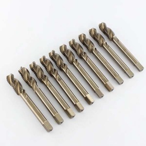 M35 High Speed Steel Cobalt Spiral Flute Machine Taps Tapping Tools For CNC Machine