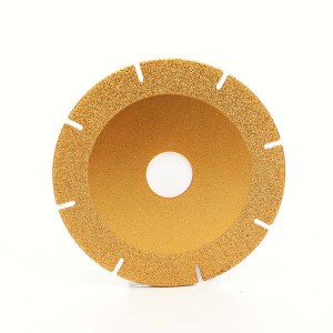 Professional Vacuum Brazed Diamond Saw Blades Tools For Glass Cutting Disc Diamond Blade