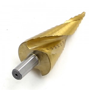 3PCS 4-12/4-20/4-32mm Metric Spiral Flute Step Drill Bit Set With Wooden Box