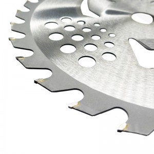 255*30T Circular Saw Blade Tungsten Carbide Mower blade For Garden Shrub