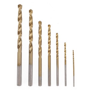 230PCS 1/16″-1/2″ HSS Titanium Coated Twist Drill Bits Set Jobber Length For Metal