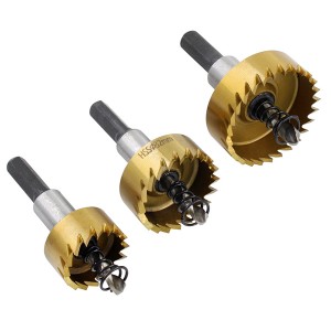 HSS Hole Saw Titanium Plating For Alloy Stainless Metal