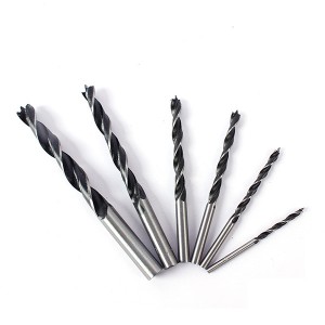 5PCS Wood Brad Point Drill Bit Set 4-10mm For Carpenter Woodworking