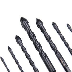 3-12mm Hexagonal Shank Cross Tips Glass&Tile Drill Bit For Tile Ceramic