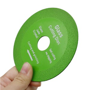 Glass Cutting Disc 100mm Ultra Thin Diamond Saw Blade For Glass Ceramic Jade Cutting