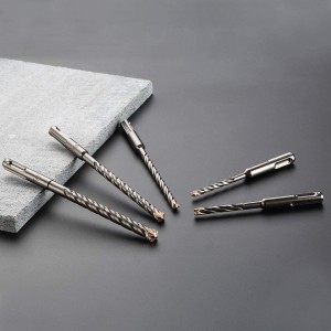 2/4-Cutter Concrete Masonry Carbide Tip Sds Plus Hammer Drill Bit