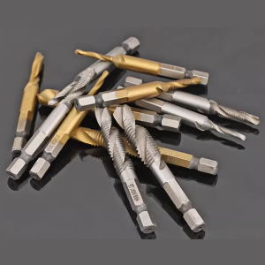 HSS4341 Titanium Plated Combination Drill & Taps Set 6PCS