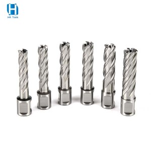 HSS Annular Cutter Magnetic Core Drill Bit Set With Weldon Shank For Drilling Stainless Steel Aluminum