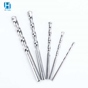 Round Shank Hammer Masonry Drill Bit Zinc-Coated U Flutes For Concrete Brick Masonry