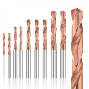 3-10mm Solid Carbide Drill Bit Internal Coolant 5D For CNC Tools