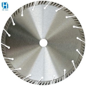 Diamond saw blade splite segment turbo for cutting concrete and building materials